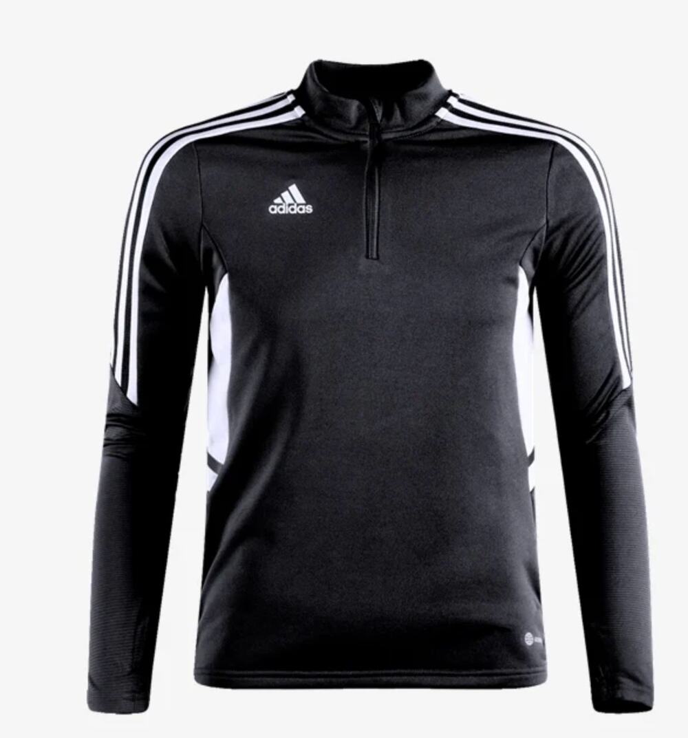 Adidas Condivo 22 Training Top Mens 3XL Black White 1/4 Zip Soccer AEROREADY